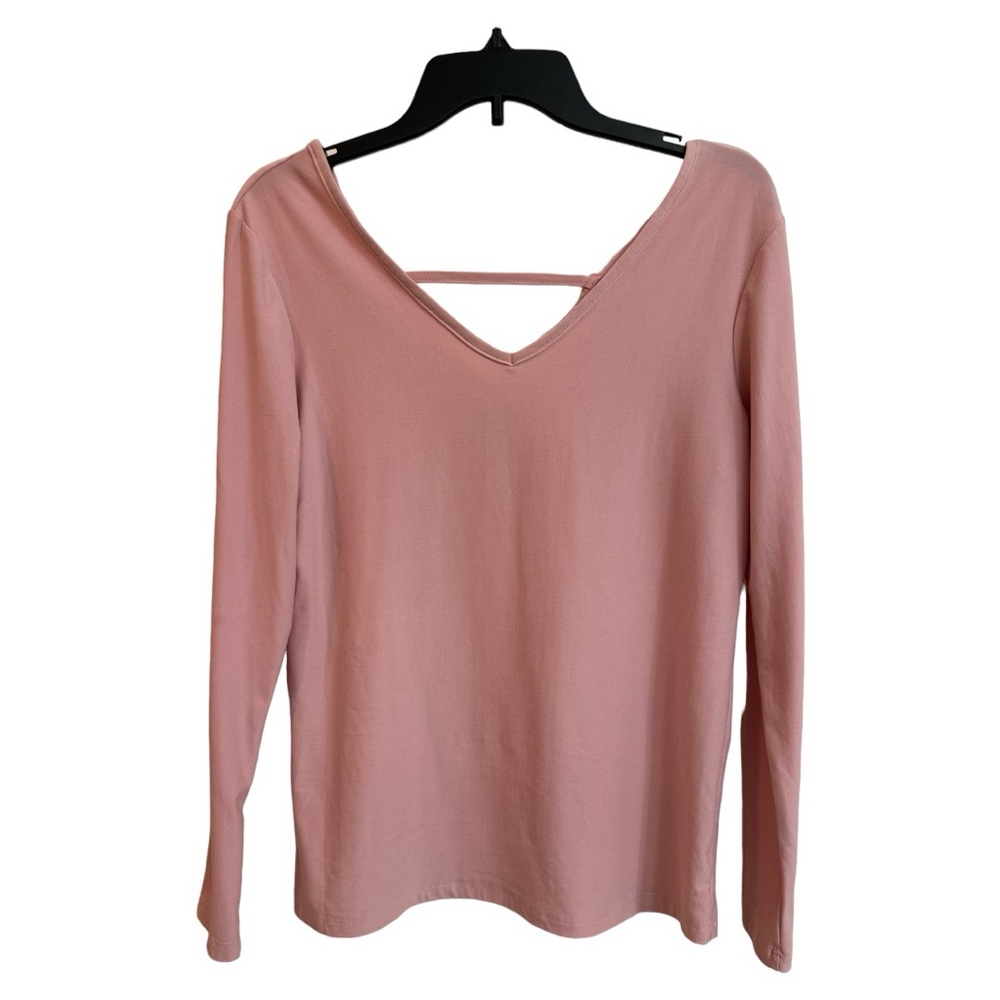Cool Girl Women’s Pink Long Sleeve Sleepwear Top in Size Small.